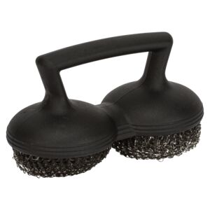SCRUB BRUSH STEEL PADS PLASTIC HANDLE GM SCRUB BRUSH STEEL PADS PLASTIC HANDLE GM